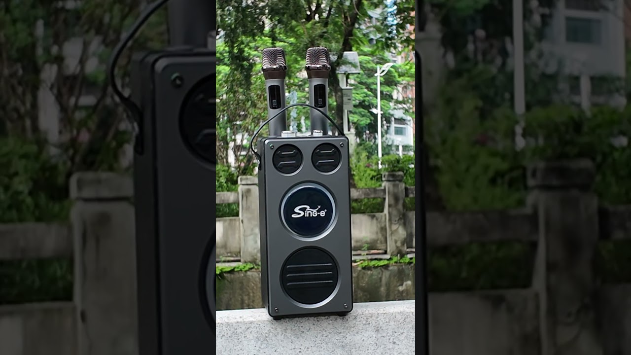 SING-E - Haut-parleur karaoké avec 2 microphones video thumbnail
