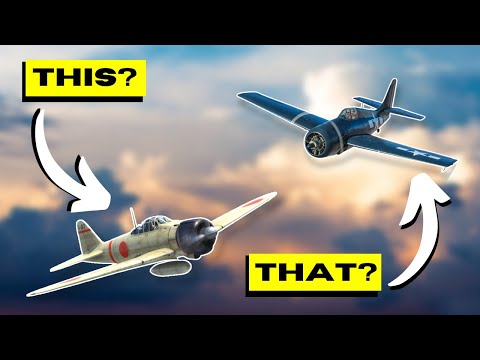 Most People Choose Wrong! | Grumman Wildcat Vs Mitsubishi Zero