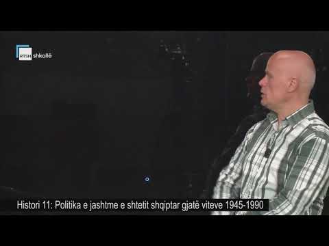 Histori 11 - Politika e jashtme e shtetit shqiptar gjatë viteve 1945-1990