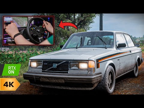 1983 Volvo 242 Turbo Evolution - Forza Horizon 5 with Steering Wheel POV Driving | Rowi Race