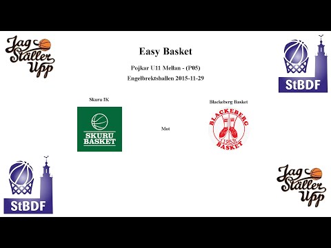 Skuru Basket (P05) mot Blackeberg Villastan - EB - 2015-11-29