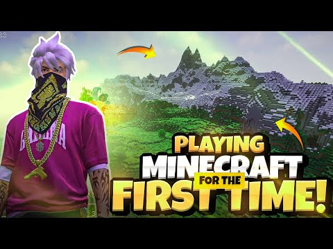 When FREEFIRE Player plays MINECRAFT for the FIRST TIME! | Malayalam #1