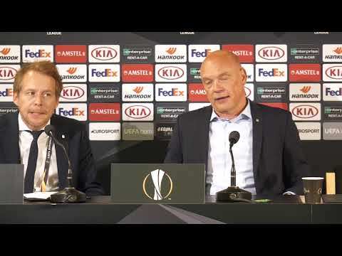 Presskonferens efter matchen mot FC Köpenhamn