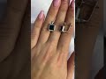 Серебряные серьги с топазом Лондон Блю 3.218ct