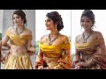 Sreeleela Beautiful Traditional Look In Golden Dress Sreeleela New Photoshoot Video Tupaki