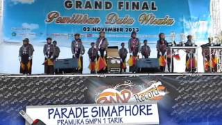 preview picture of video 'Parade SIMAPHORE SMPN 1 TARIK (Prasinta)'