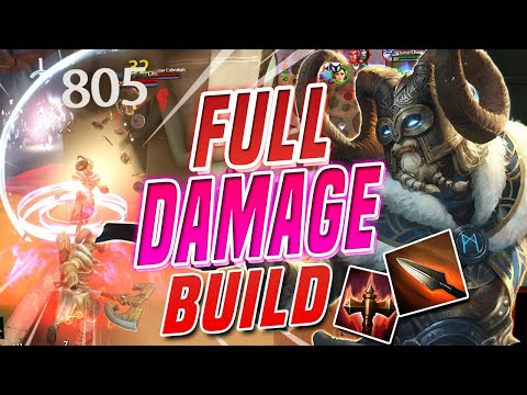 Smite: FULL DAMAGE Heimdallr Mid Build - He's got HUGE DAMAGE!