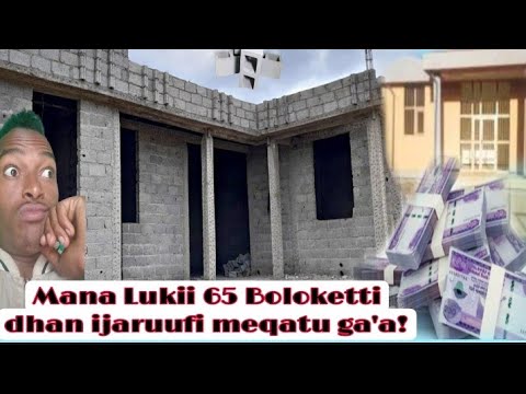 Mana Lukii 65 Boloketiidhan ijaruufi Birri meeqatu ga'a?-gattiin Boloketi meqa?#ethiopian 🇪🇹