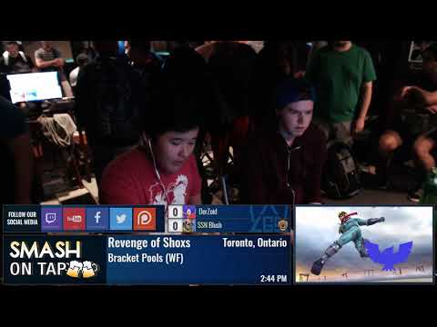 Revenge of the Shoxs - DerZoid (Sonic) vs Blush (Falcon) - Smash 4 Pools