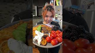 Fitness Challenge as a Lazy Vegan (What I ate in a Day) #shorts