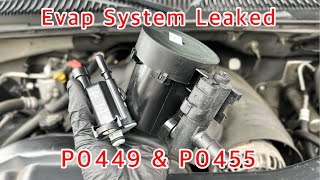 GMC Yukon Denali Vent Valve & Purge Valve Replace - Evap Codes P0449 / P0455