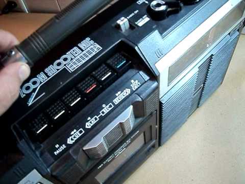 radiograbador JVC RC-525W BOOMBOX GHETTOBLASTER ZOOM SHOTER MIC JAPAN