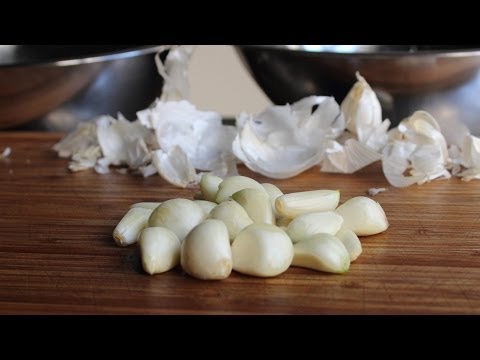 Ultimate garlic peeling trick