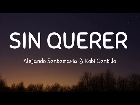 Sin Querer - Alejandro Santamaria & Kobi Cantillo (Letra/Lyrics)