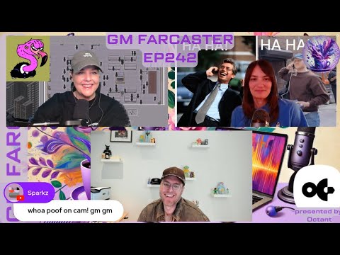 GM Farcaster ep242 Wednesday May 7, 2025 with  @poof-eth  @dxrgai Terminal