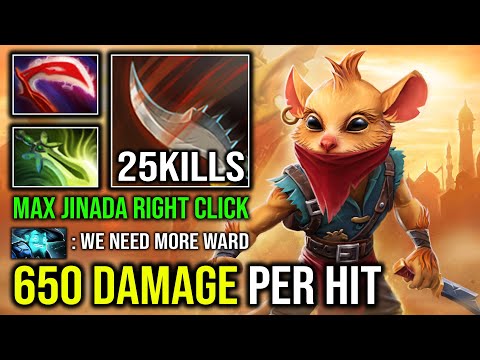 WTF 650 DAMAGE PER HIT Max Desolator Invisible Right Click Super Carry Bounty Hunter Dota 2