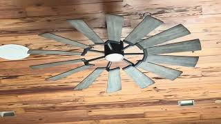 Ceiling fan fans at the Brownwood Hotel & Spa