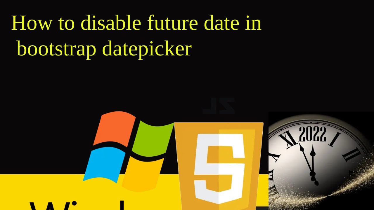 How to disable future date in bootstrap datepicker
