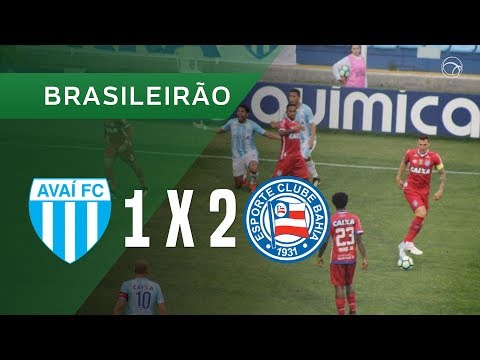 AVAÍ 1 X 2 BAHIA - 08/11 - BRASILEIRÃO 2017