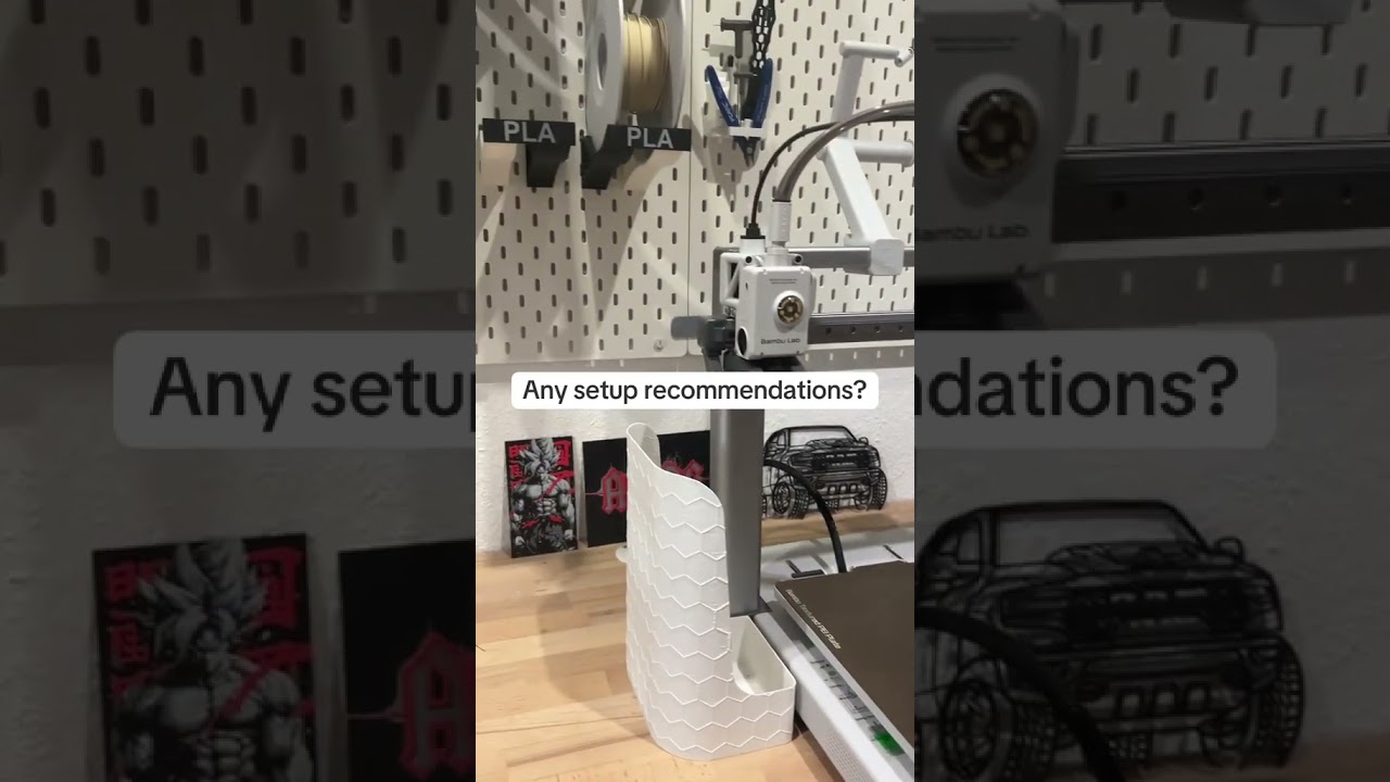 My current setup. Any recommendations for an Update? #3dprinting #bambulab