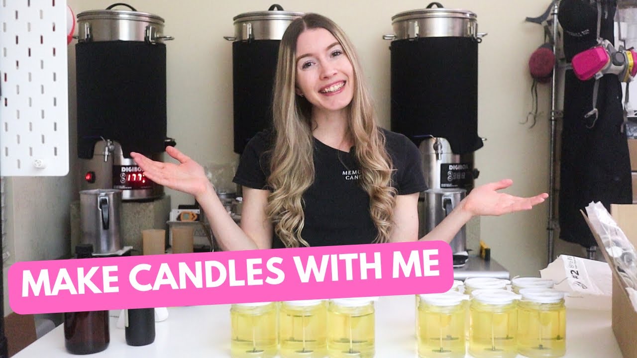 I'M BACK ❤️ Make Candles With Me For A Wholesale Order!