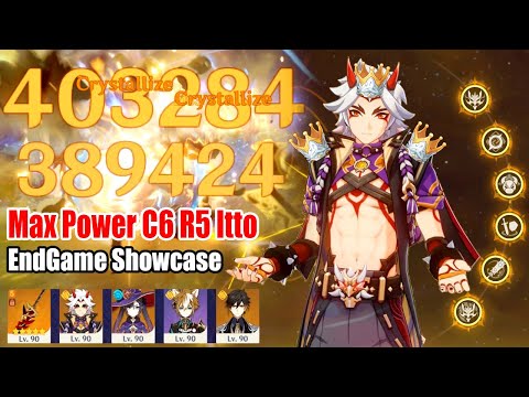 Let Me Show You Max Power Itto C6 R5 Triple Crown - Destroy All Endgame Challenge in 10s