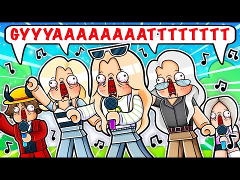 Whole Family REACTS to our FUNNIEST Music Shorts...😂🤣 (Roblox Marathon)