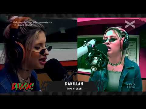 Dakillah en DAMN- freestyle