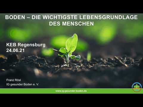 Boden - Die wichtigste Lebensgrundlage des Menschen