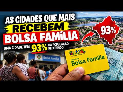 a cidade que mais recebe bolsa familia 93% da população