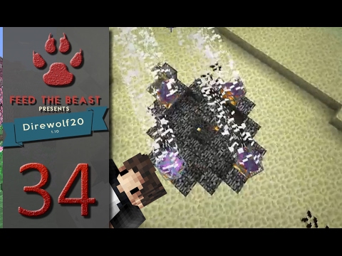 FTB Direwolf20 Ep34 - DE204: Dragon Resurrection and Draconic Level Bow