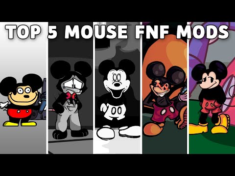 Top 5 Mouse FNF Mods (VS Mickey Mouse, Mokey, Mouse.avi) - Friday Night Funkin'