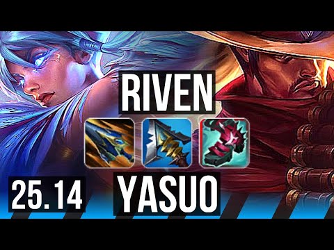 RIVEN vs YASUO (MID) | Godlike, 9/4/12 | KR Master | 25.14