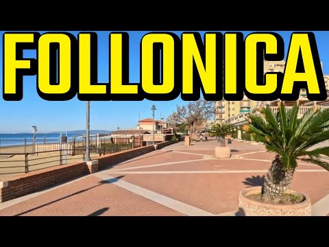 FOLLONICA, TOUR A PIEDI COMPLETO 2025, 4K
