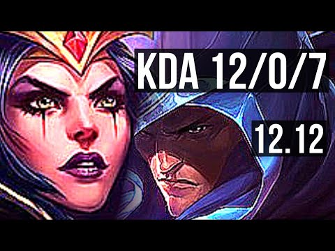 LEBLANC vs TALON (MID) | 12/0/7, Legendary, 1.0M mastery | EUW Diamond | 12.12