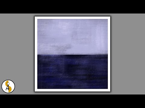 Abstract Landscape Painting / Minimalist Landscape Painting / Procreate Art / iPad Art / Demo #270