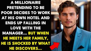 A MILLIONAIRE PRETENDING TO BE POOR DECIDES TO WORK AT HIS OWN HOTEL AND ENDS UP FALLING IN LOVE...