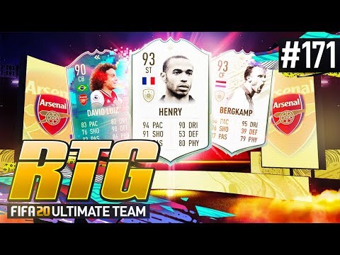 ARSENAL PAST & PRESENT SQUAD BUILDER! - #FIFA20 Road to Glory! #171! Ultimate Team