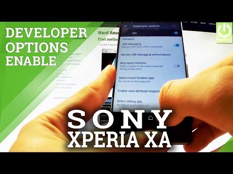 Developer Options in SONY Xperia XA F3111 - Enable USB Debugging
