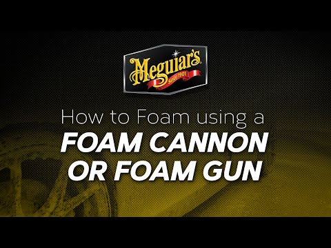 How to Use a Foam Gun or Foam Cannon for Car Washing – Quik Tips