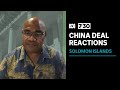 What does the security agreement with China mean for the Solomon Islands? | 7.30