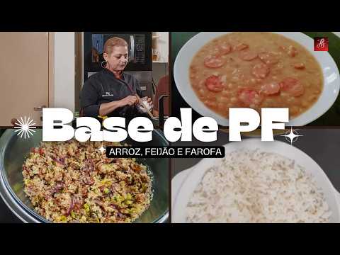 Arroz, Feijão e Farofa de Carne Seca com Couve | Receita Completa de Almoço Brasileiro