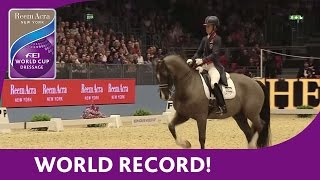 Charlotte Dujardin's World Record Breaking Freestyle test at London Olympia