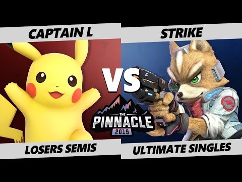 Pinnacle 2019 SSBU - TGS | Captain L (Pikachu) Vs. Strike (Fox) Smash Ultimate Tournament L. Semis