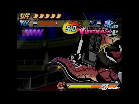Viewtiful Joe 2 GameCube Gameplay - Dino Boss!