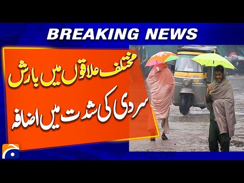 Rain in Various Areas Increases Cold Intensity - Breaking News - Geo News