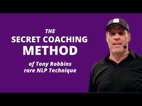 tony robbins rare nlp coaching technique demo: The Kinesthetic Swish