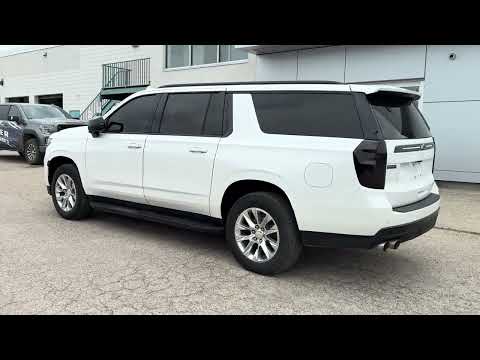 2023 Chevrolet Suburban 4WD 4dr Premier in White for sale at Bannister Chevrolet Buick GMC Ltd Edson in Edson, AB