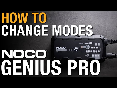 How to Change Modes on NOCO GENIUS PRO