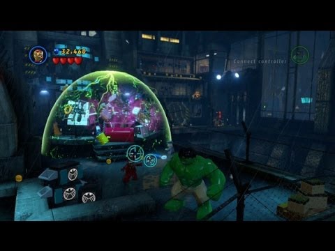 LEGO Marvel Super Heroes 100% Guide #4 - Rock up at the Lock up (All 10 Minikits, Stan Lee in Peril)